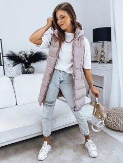 Dámska prešívaná vesta BRITA pink FashionStreet TY3231