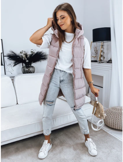 Dámska prešívaná vesta BRITA pink FashionStreet TY3231 Dámska prešívaná vesta BRITA pink FashionStreet TY3231