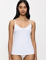 FEEL OF COTTON - Neviditeľný bezšvový top z organickej bavlny Triumph