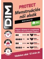 Nočné menštruačné boxerky s čipkou DIM MENSTRUAL NIGHT LACE BOXER - DIM - čierna Nočné menštruačné boxerky s čipkou DIM MENSTRUAL NIGHT LACE BOXER - DIM - čierna