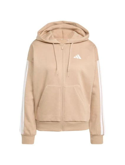 Mikina adidas Essentials s 3 prúžkami a celoprepínacím fleecovým šiltom W JX7706 Mikina adidas Essentials s 3 prúžkami a celoprepínacím fleecovým šiltom W JX7706