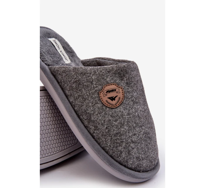 Mužské klasické pantofle šedé model 21641313 - Boto