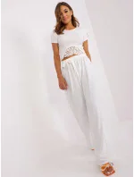 Spodnie TW SP BI model 18725252 ecru - FPrice