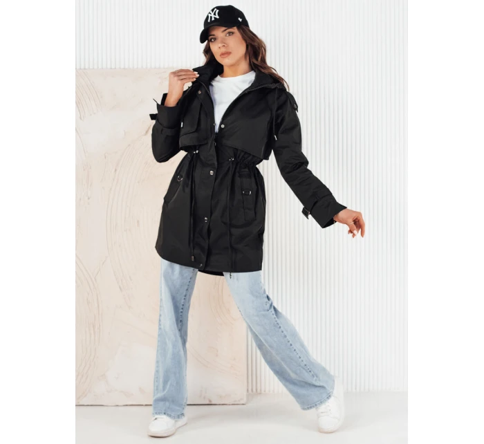 Dámská přechodná bunda parka černá Dstreet model 21974360 - FashionStreet Dámská přechodná bunda parka černá Dstreet model 21974360 - FashionStreet