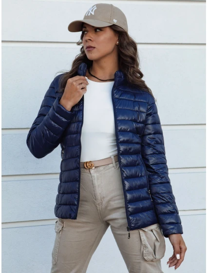 Dámská péřová bunda navy blue Dstreet model 21978719 - FashionStreet Dámská péřová bunda navy blue Dstreet model 21978719 - FashionStreet