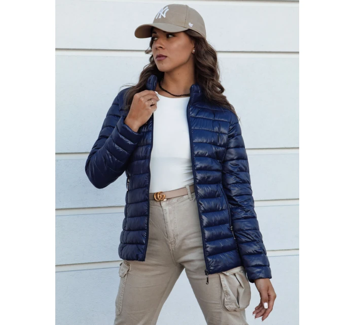 Dámská péřová bunda navy blue Dstreet model 21978719 - FashionStreet Dámská péřová bunda navy blue Dstreet model 21978719 - FashionStreet