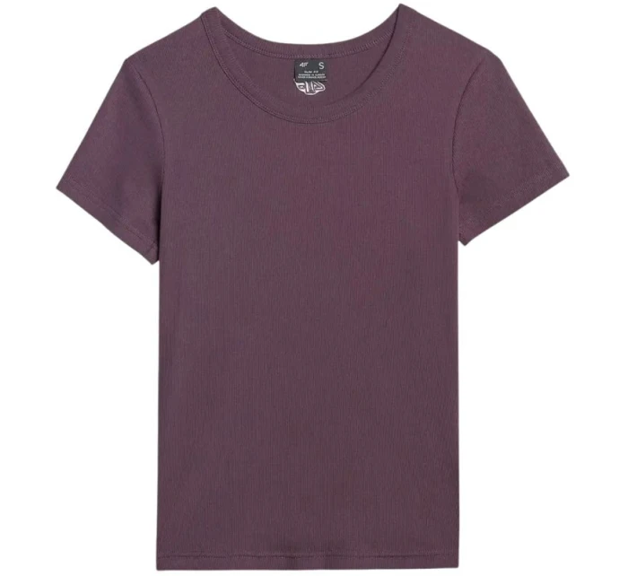 Dámske tričko 4F F2337 tmavo fialové 4FWAW25TTSHF2337 50S