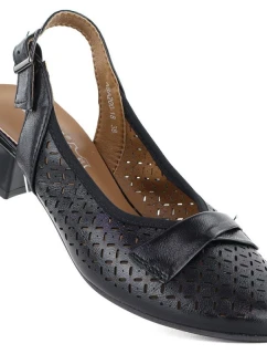 damskie z paskiem czarne model 22034178 - JEZZI