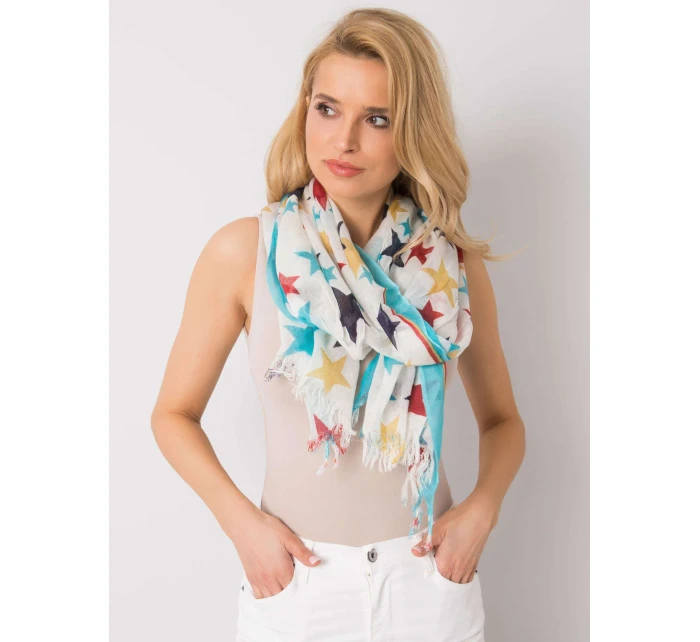 Šatka AT CH 1237 biela a modrá Šatka AT CH 1237 biela a modrá