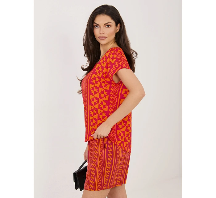 Bluzka model 22076809 pomarańczowy - FPrice Bluzka model 22076809 pomarańczowy - FPrice