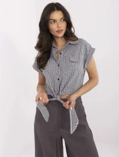 Košeľa NM BZ KA 01147.62P čierna biela