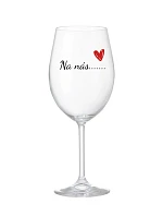 To us....... - číry pohár na víno 350 ml