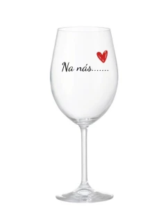 To us....... - číry pohár na víno 350 ml