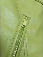 Pistáciová bunda J Style s asymetrickým zipsom (11Z8130) Pistáciová bunda J Style s asymetrickým zipsom (11Z8130)