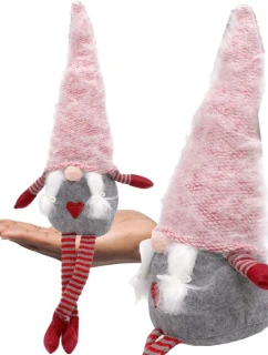 DÁMA ŠKRIATOK S HUŇATÝM KLOBÚKOM 45+36CM