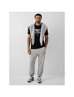 T-shirt regular z nadrukiem męski 4F 4FRAW26TTSHM4663-20S T-shirt regular z nadrukiem męski 4F 4FRAW26TTSHM4663-20S