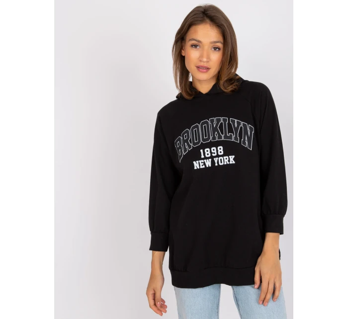 Dámska mikina-DHJ-BL-15658.35-čierna