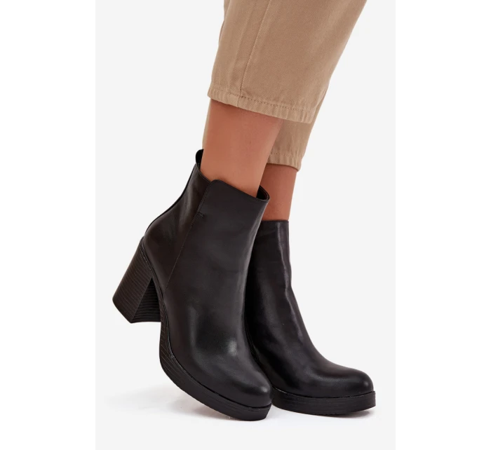 Topánky na podpätku model 220709 Step in style