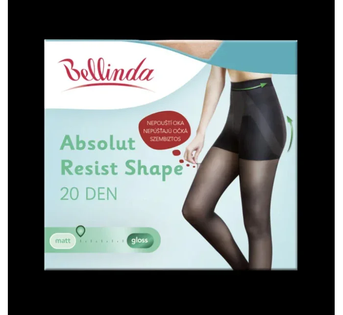 Formujúce pančuchové nohavice, navyše nepúšťa oká ABSOLUT RESIST SHAPE 20 DEN - Bellinda - almond