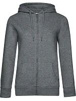 B&C QUEEN Zipped Dámská mikina s kapucí heather mid grey model 22536246 B&C QUEEN Zipped Dámská mikina s kapucí heather mid grey model 22536246