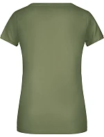 Daiber 8007 Dámske tričko z bio bavlny 02.8007 khaki