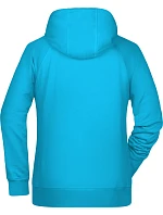 Dámská raglánová mikina s kapucí 02. turquoise model 22430590 - Daiber Dámská raglánová mikina s kapucí 02. turquoise model 22430590 - Daiber