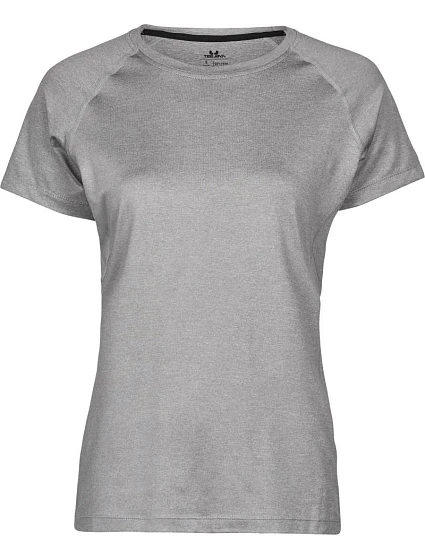 Tee Jays TJ 7021 Dámske športové tričko CoolDry 18.7021 šedá melírovaná Tee Jays TJ 7021 Dámske športové tričko CoolDry 18.7021 šedá melírovaná