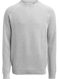 Casual Sweater Pánský pletený svetr  grey melange model 22460613 - James Harvest