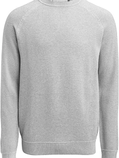 Casual Sweater Pánský pletený svetr  grey melange model 22460613 - James Harvest