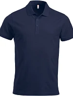 Clique Classic Lincoln S/S Pánske polo tričko z hrubej bavlny 67.8244 tmavomodrá