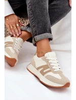 Dámské Sportovní Boty Na Platformě Béžové model 21686217 - Boto Dámské Sportovní Boty Na Platformě Béžové model 21686217 - Boto