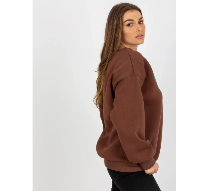 Mikina EM BL 617 7.27 tmavo hnedá