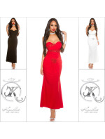 Red Carpet Look! Sexy KouCla dress + rhinestones