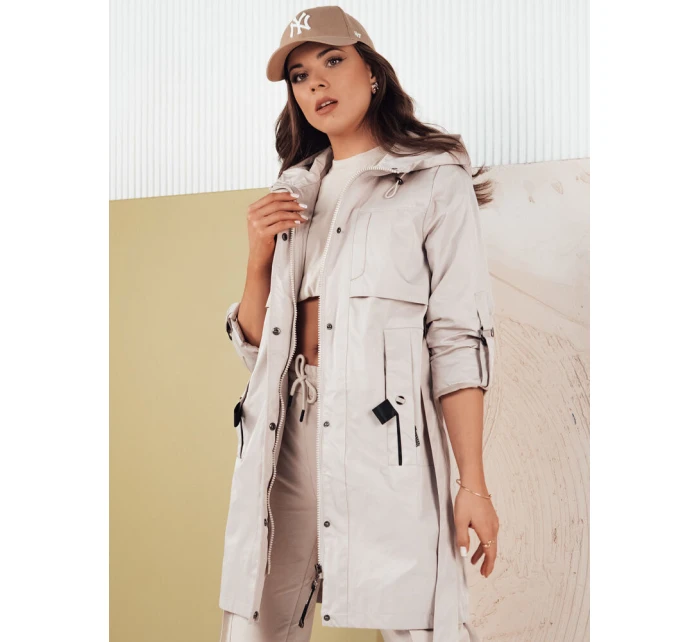 Dámská přechodná bunda parka šedá Dstreet model 21975142 - FashionStreet