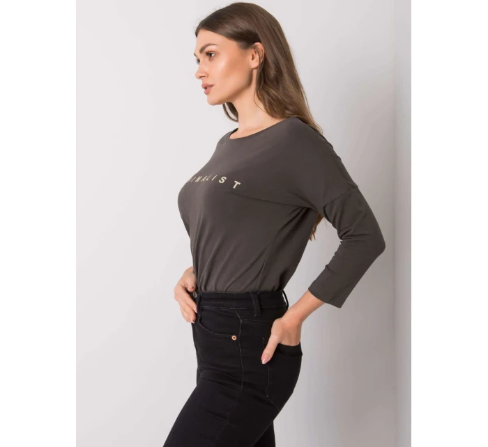 Blúzka RV BZ 0126.01P tmavá khaki