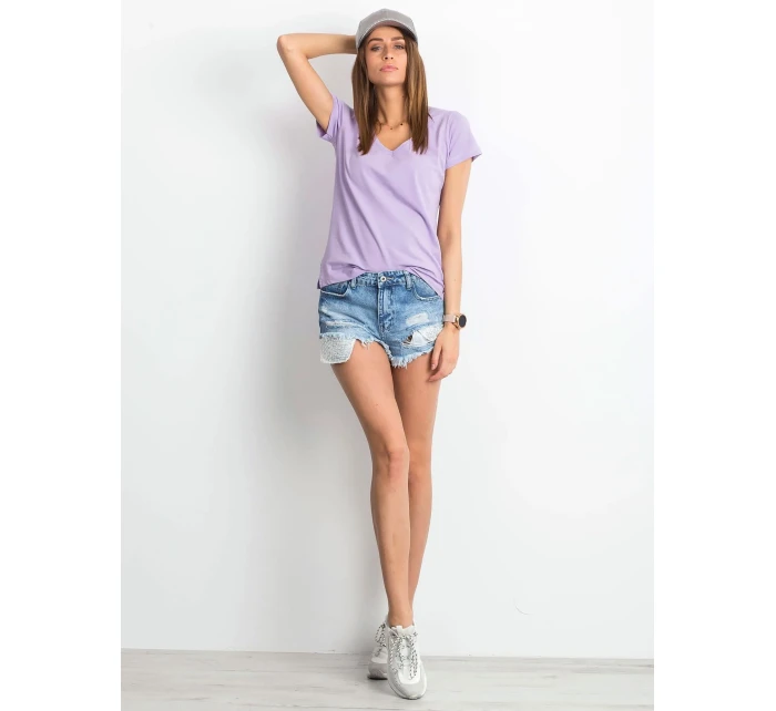Tričko RV TS model 14829143 světle fialová - FPrice Tričko RV TS model 14829143 světle fialová - FPrice