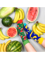 Banánové ponožky Sada ponožiek Sada ovocia