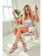 Dámské elegantní espadrilky Big Star - světle růžové Dámské elegantní espadrilky Big Star - světle růžové