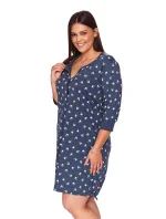 Dámská noční košile model 19529977 tm.modrá - DOCTOR NAP Dámská noční košile model 19529977 tm.modrá - DOCTOR NAP