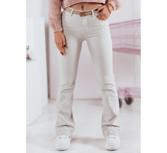 Dámské džínové kalhoty light beige Dstreet model 21983456 - FashionStreet