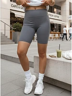 Dámske cyklistické šortky s vysokým pásom modré FashionStreet SY0576 Dámske cyklistické šortky s vysokým pásom modré FashionStreet SY0576
