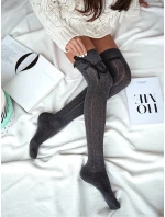 Ponožky Milena 0835-001 Čipkovaná stuha 37-41