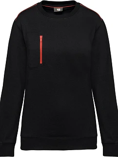 403 Pracovní mikina "DaytoDay" model 22424431 black/red - WK