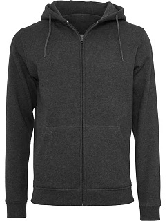 BY 012 Mikina s kapucí z těžké bavlny model 22433706 charcoal - Build your Brand