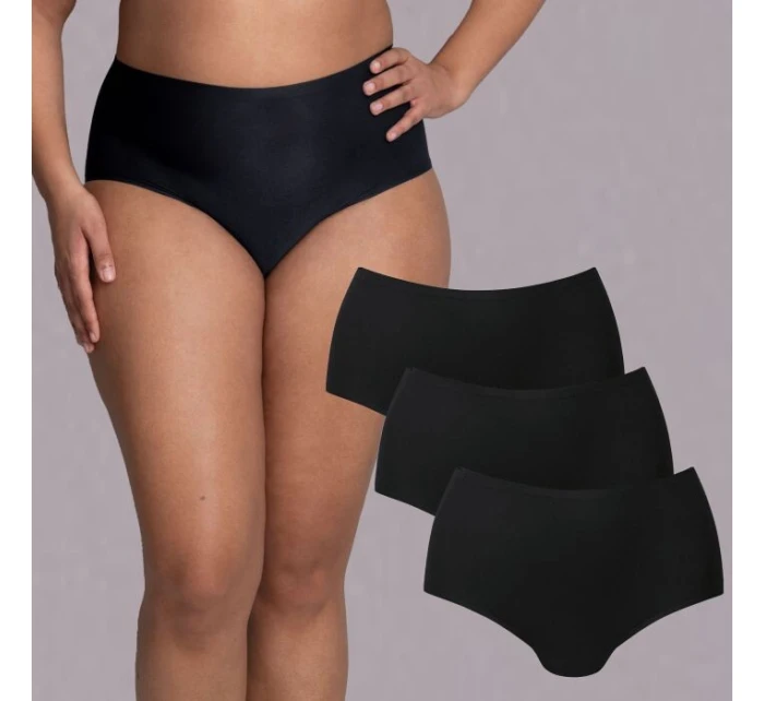 Kalhotky Essential Higher 3Pack 1343-3 black - Anita Classix