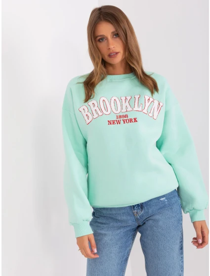 Bluza EM BL 617 model 18987587 mietowy - FPrice Bluza EM BL 617 model 18987587 mietowy - FPrice