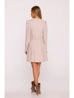 Šaty  béžové model 21296195 - Moe