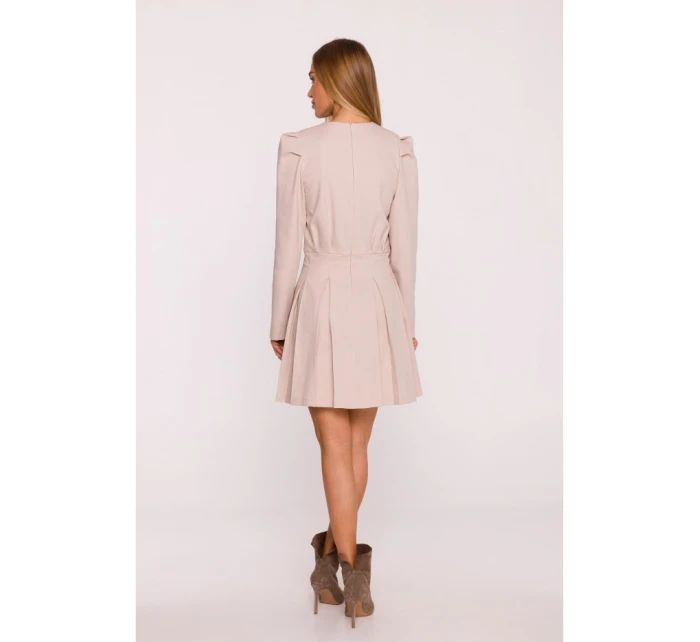 Šaty  béžové model 21296195 - Moe