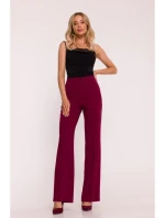 Kalhoty s  bordó model 21319171 - STYLOVE