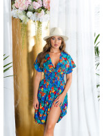 Sexy Koucla short sleeve Minidress with floral Print